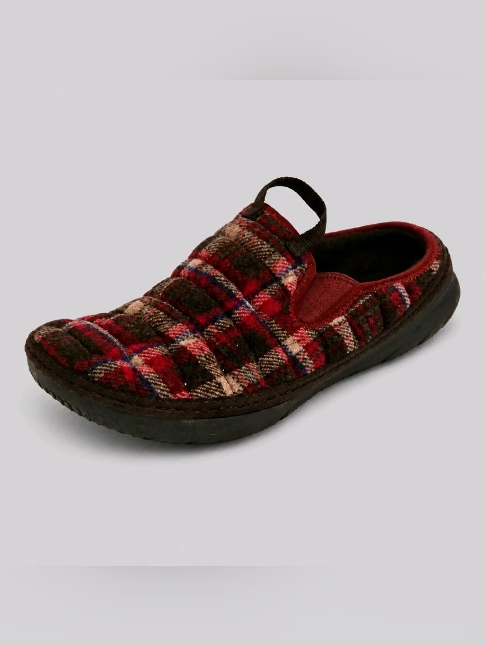 MERRELL Plaid Slip-On Clogs/Mules